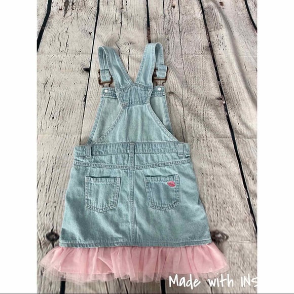 Betsey Johnson Girls Jean Dress - Picture 7 of 7